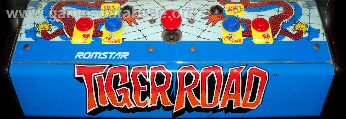 Tiger Road - Arcade - Artwork - Control Panel