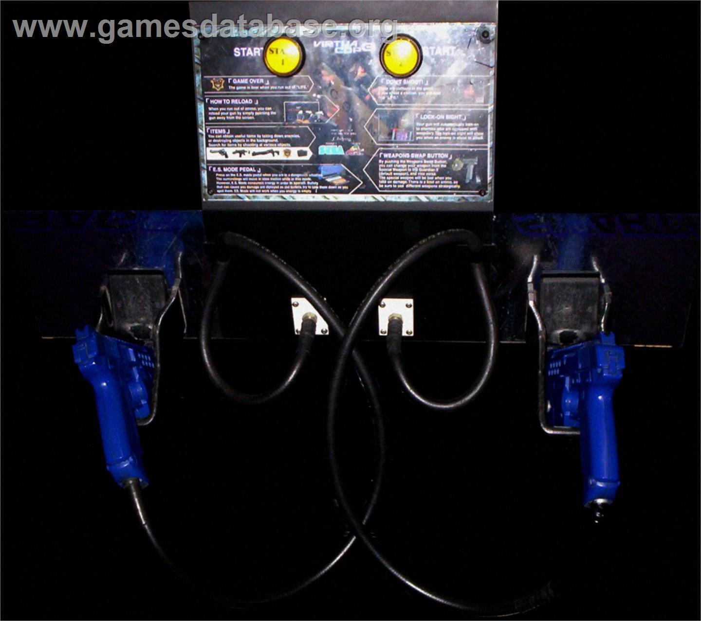Virtua Cop 3 - Arcade - Artwork - Control Panel