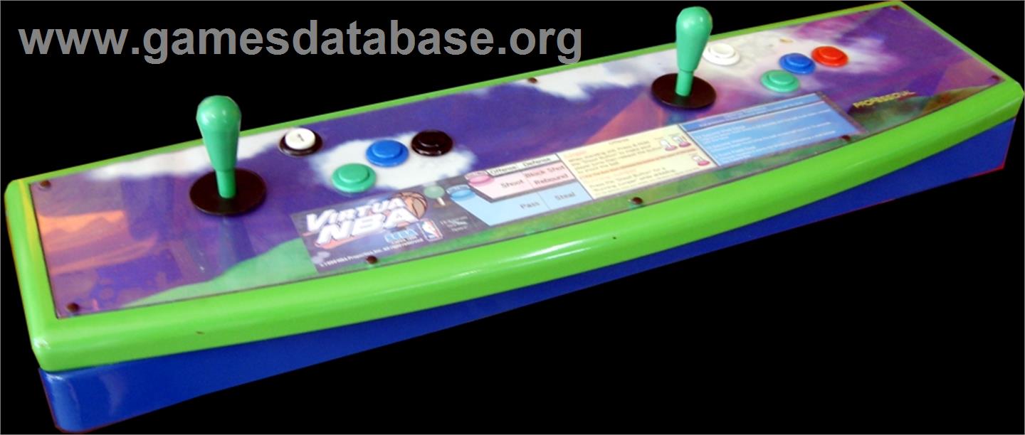 Virtua NBA - Arcade - Artwork - Control Panel