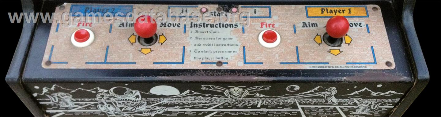 Wizard of Wor - Arcade - Artwork - Control Panel