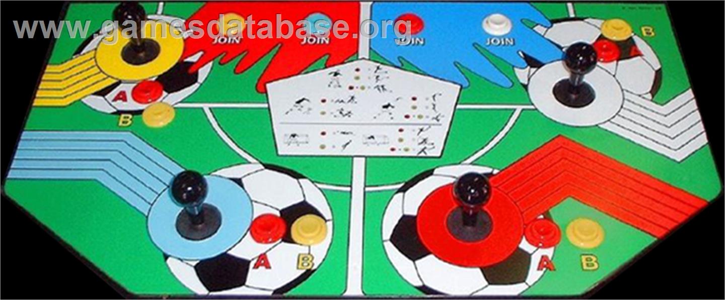 World Soccer Finals - Arcade - Artwork - Control Panel