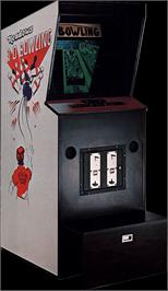 Arcade Cabinet for 3-D Bowling.