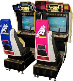 Arcade Cabinet for Virtual On Cyber Troopers.