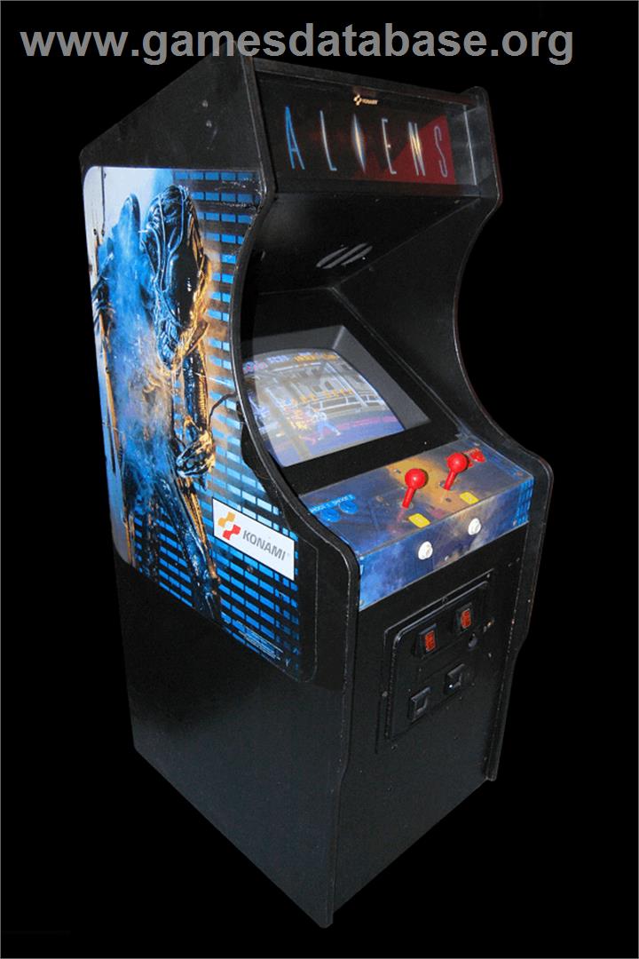 Aliens - Arcade - Artwork - Cabinet