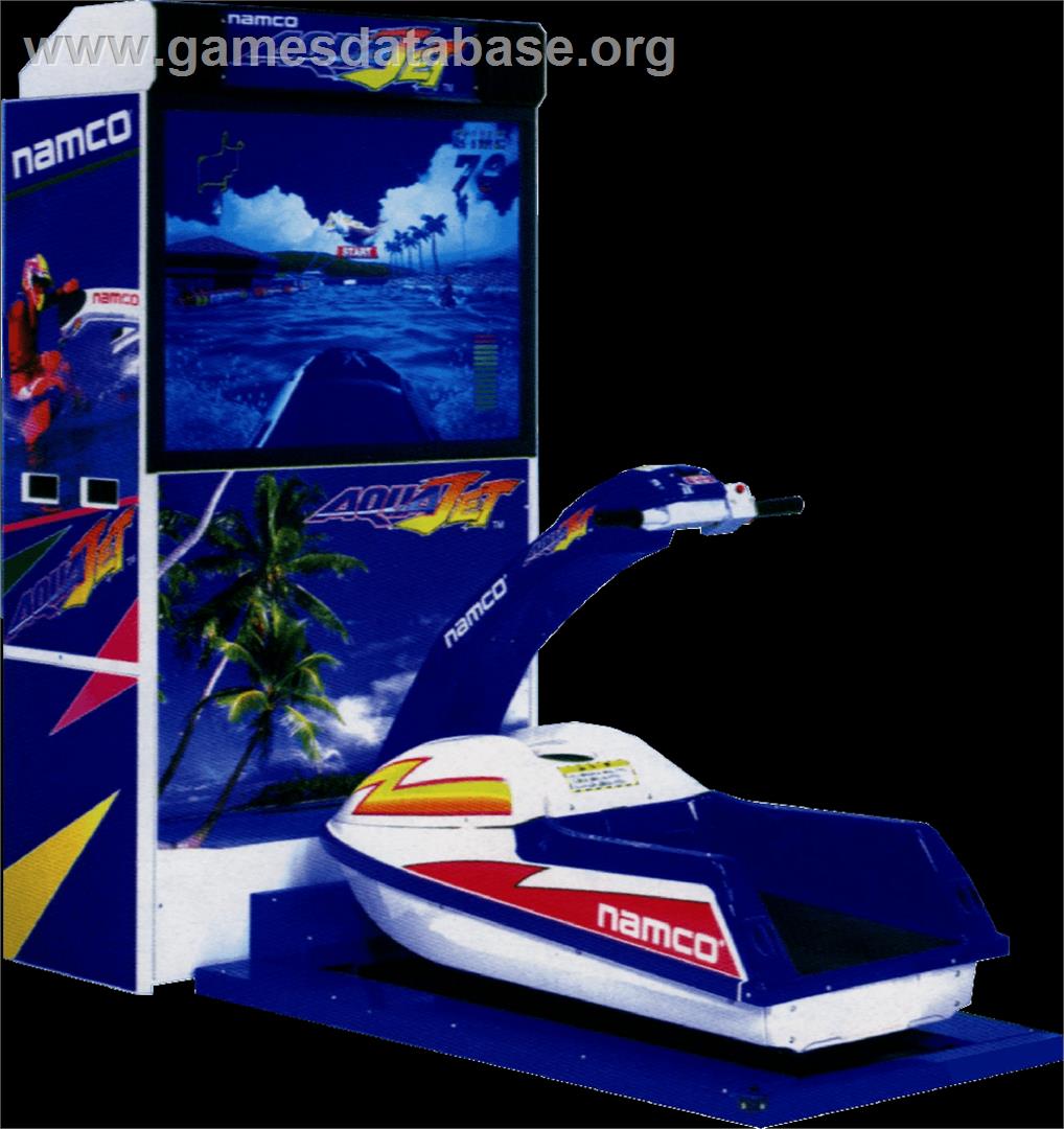 Aqua Jet - Arcade - Artwork - Cabinet