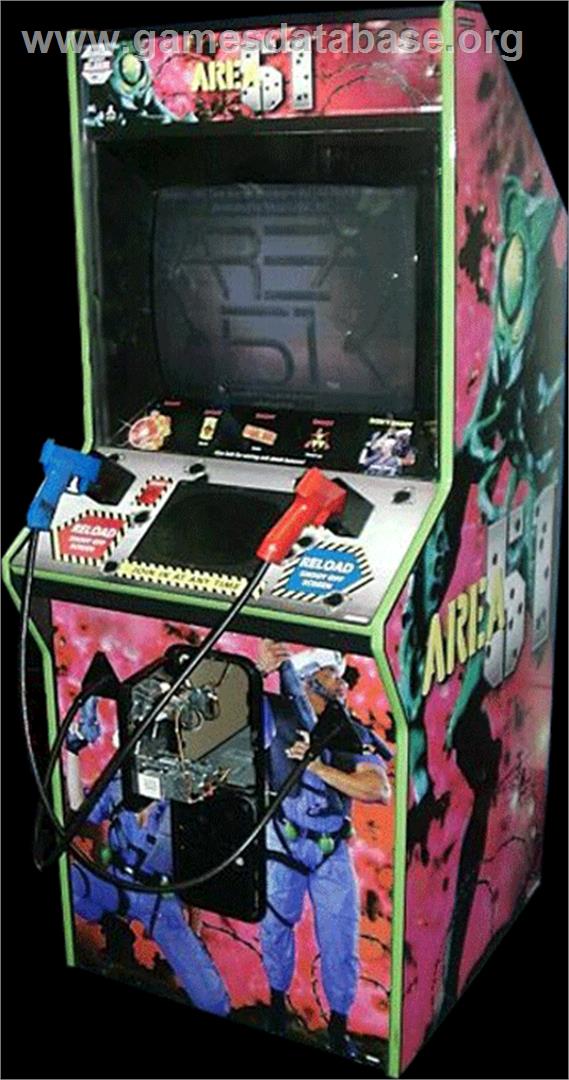 Area 51 - Arcade - Artwork - Cabinet