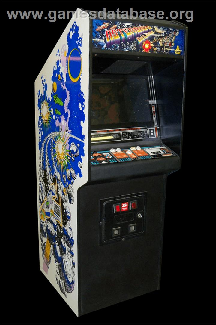 Asteroids Deluxe - Arcade - Artwork - Cabinet