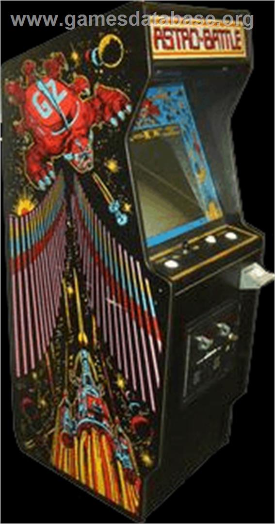 Astro Battle - Arcade - Artwork - Cabinet