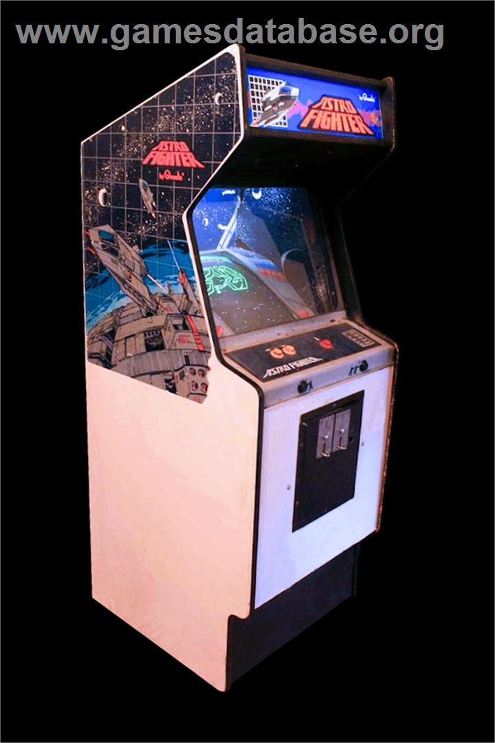 Astro Fighter - Arcade - Artwork - Cabinet