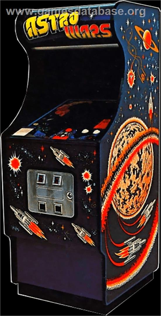 Astro Wars - Arcade - Artwork - Cabinet