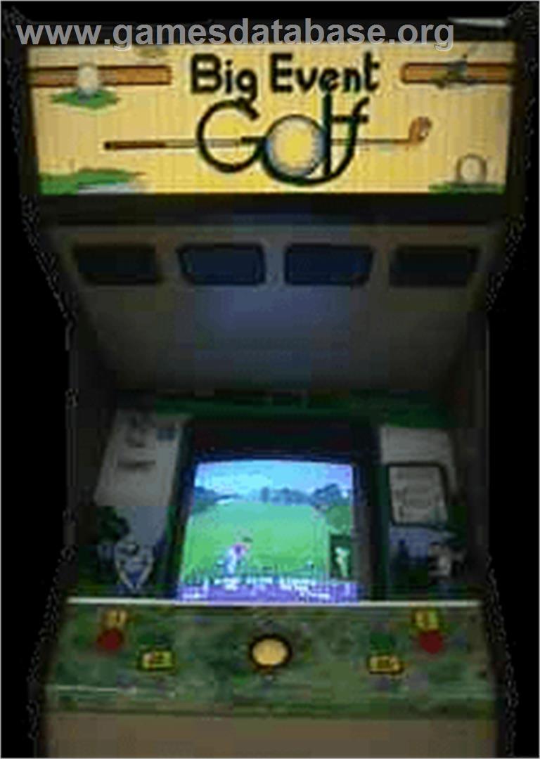 Big Event Golf - Arcade - Artwork - Cabinet