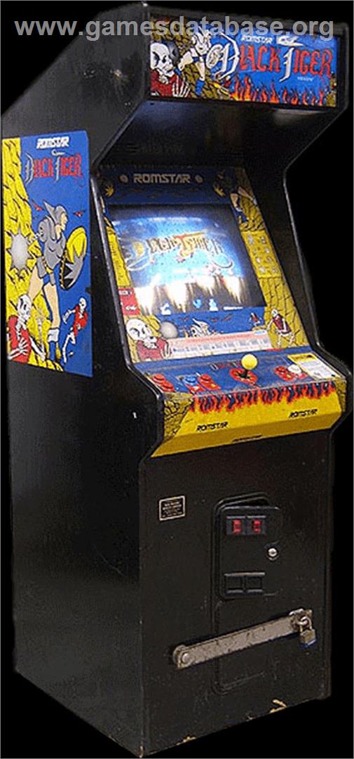 Black Tiger - Arcade - Artwork - Cabinet