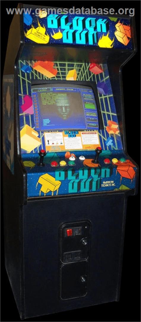 Block Out - Arcade - Artwork - Cabinet