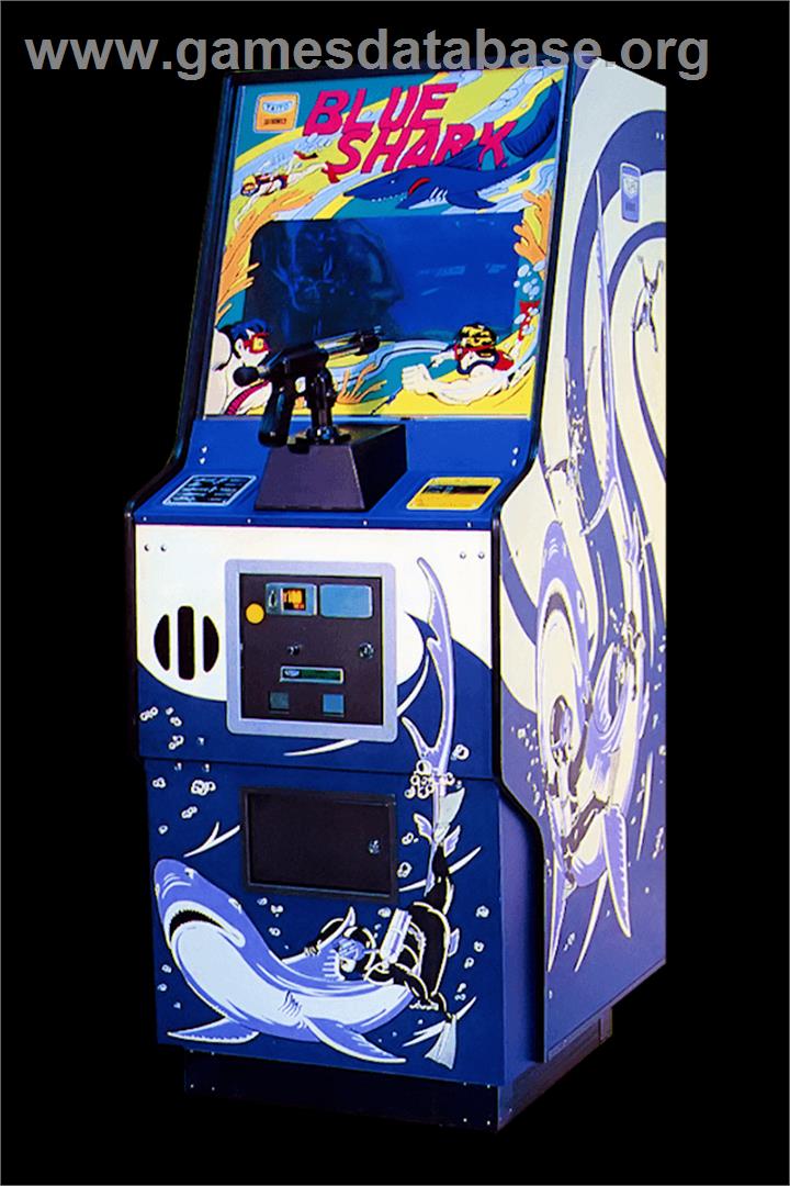 Blue Shark - Arcade - Artwork - Cabinet