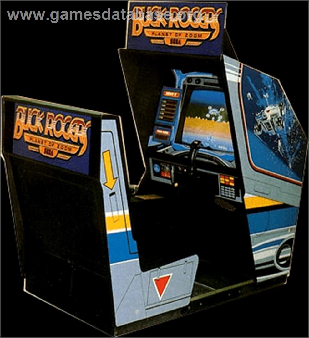 Buck Rogers: Planet of Zoom - Arcade - Artwork - Cabinet