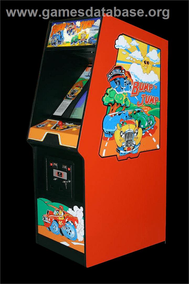 Bump 'n' Jump - Arcade - Artwork - Cabinet