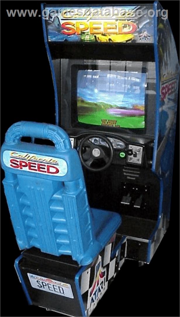 California Speed - Arcade - Artwork - Cabinet