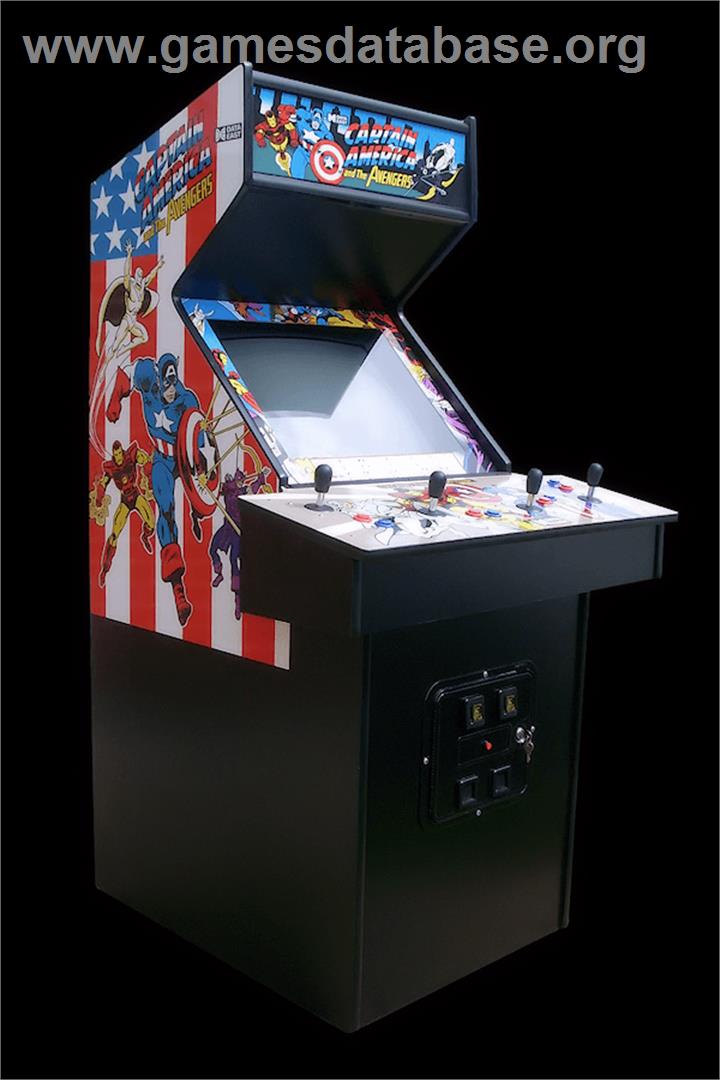 Captain America and The Avengers - Arcade - Artwork - Cabinet