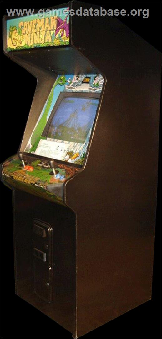 Caveman Ninja - Arcade - Artwork - Cabinet