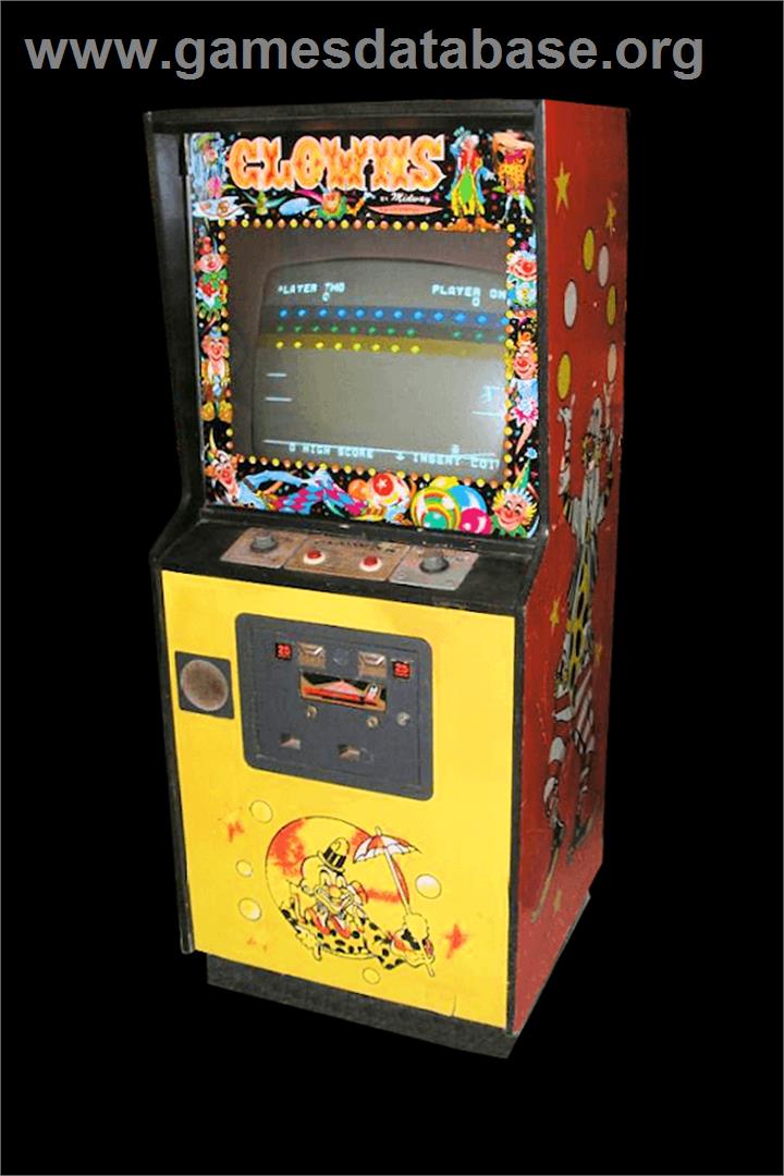 Clowns - Arcade - Artwork - Cabinet