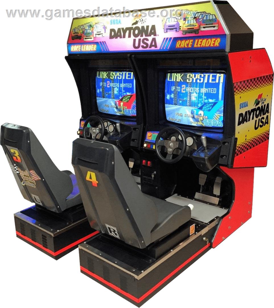 Daytona USA Deluxe '93 - Arcade - Artwork - Cabinet