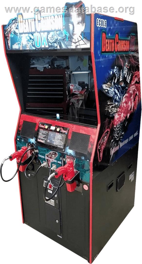 Death Crimson OX - Arcade - Artwork - Cabinet