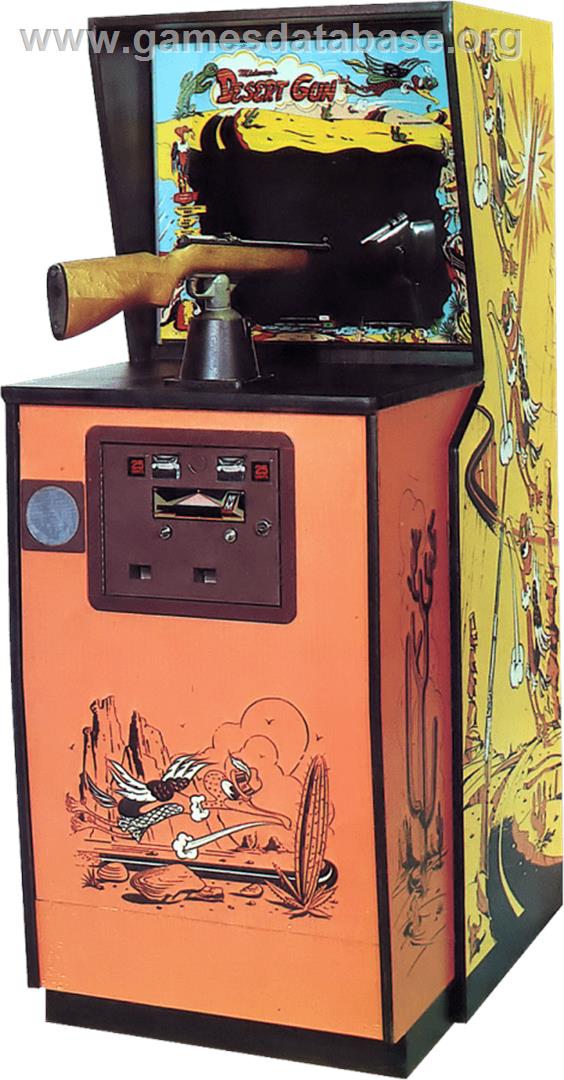 Desert Gun - Arcade - Artwork - Cabinet