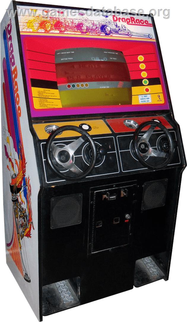 Drag Race - Arcade - Artwork - Cabinet