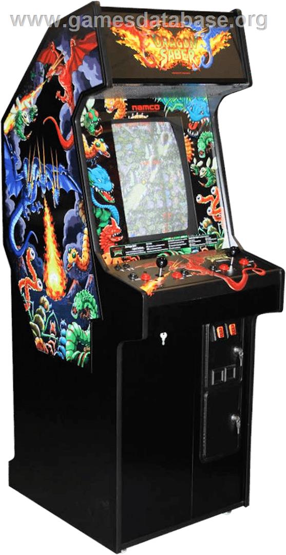 Dragon Saber - Arcade - Artwork - Cabinet
