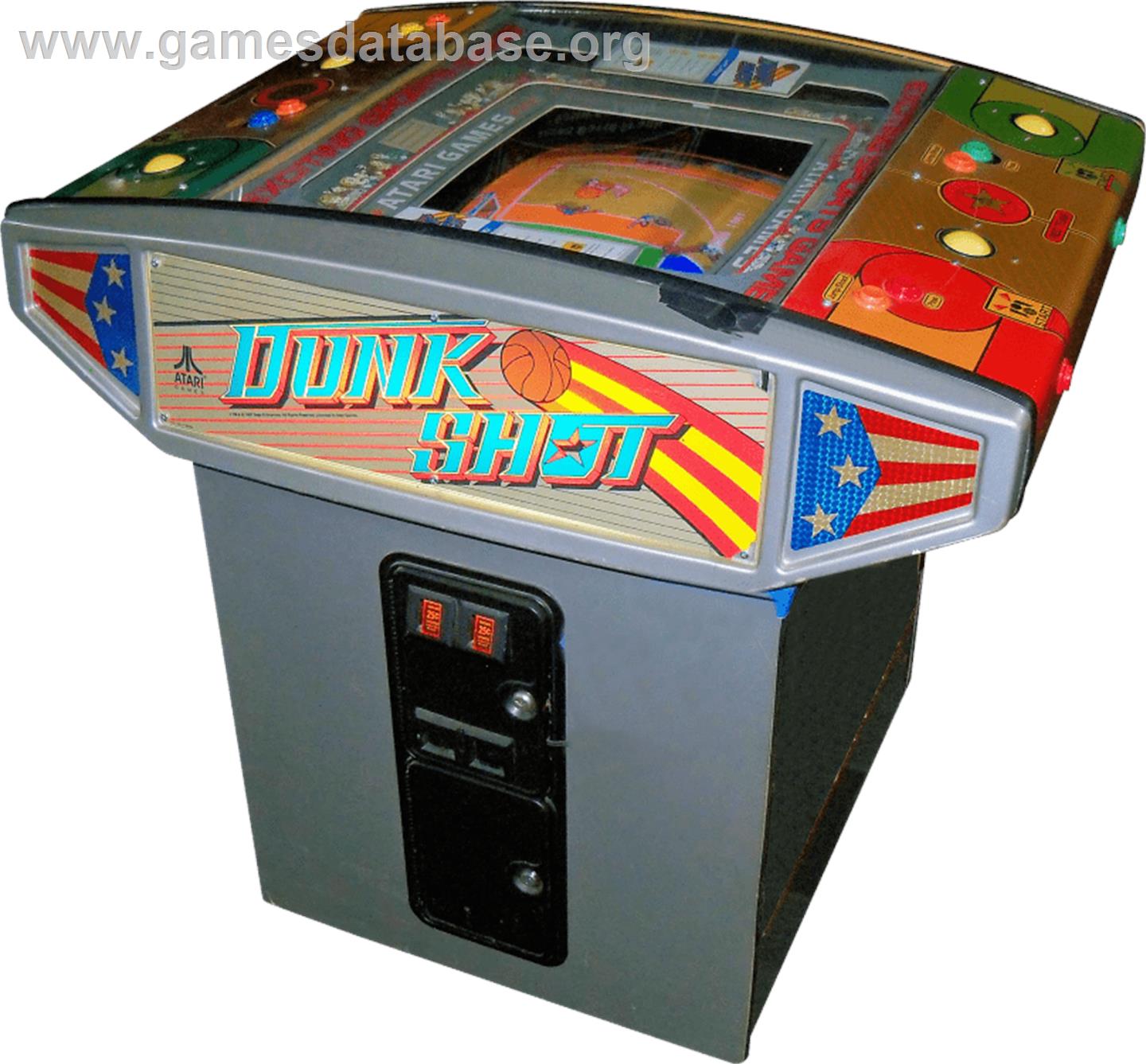 Dunk Shot - Arcade - Artwork - Cabinet