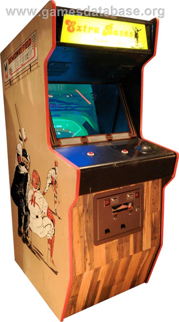 Extra Bases - Arcade - Artwork - Cabinet