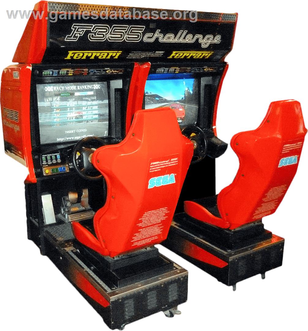 Ferrari F355 Challenge - Arcade - Artwork - Cabinet