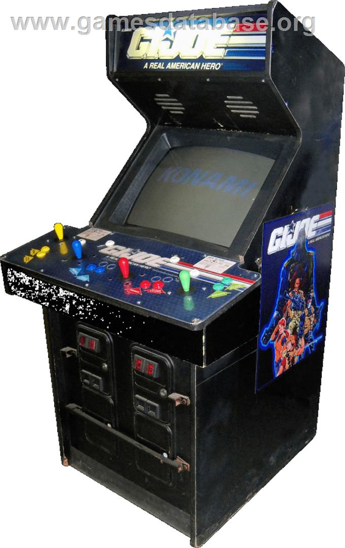 G.I. Joe - Arcade - Artwork - Cabinet