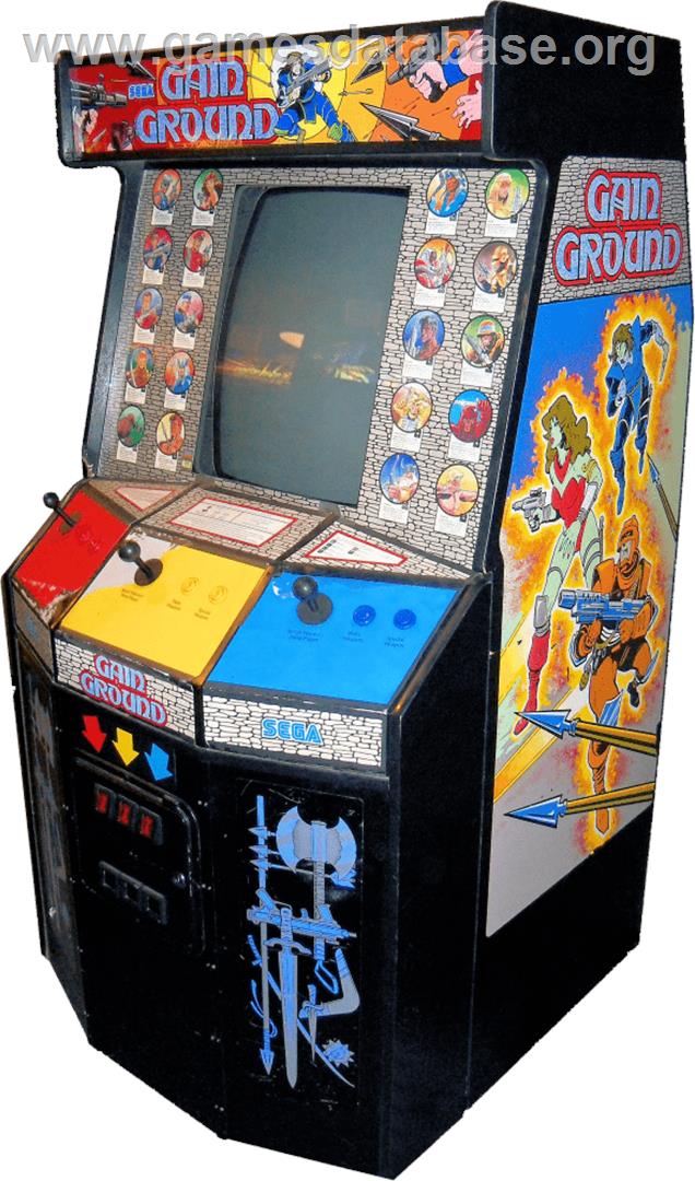 Gain Ground - Arcade - Artwork - Cabinet