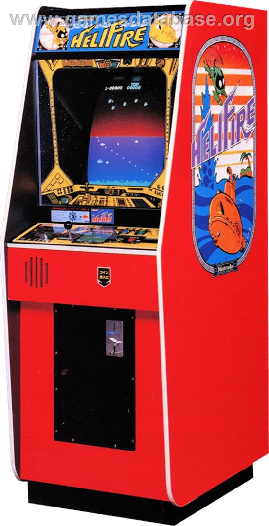 HeliFire - Arcade - Artwork - Cabinet