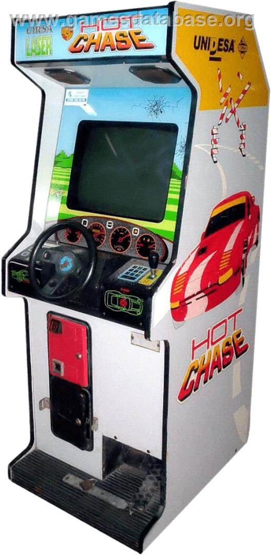 Hot Chase - Arcade - Artwork - Cabinet