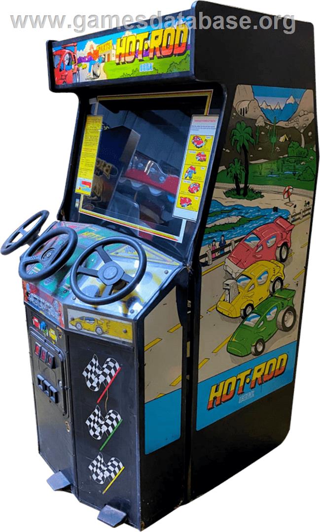 Hot Rod - Arcade - Artwork - Cabinet