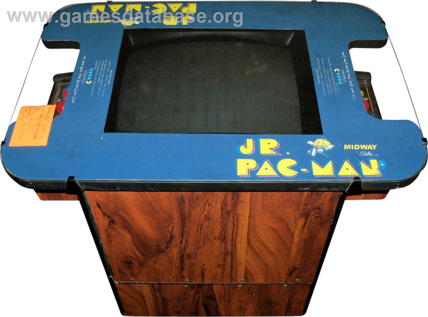 Jr. Pac-Man - Arcade - Artwork - Cabinet