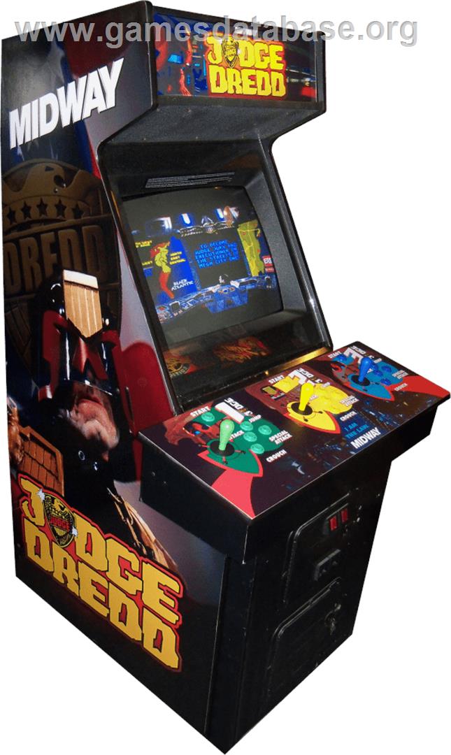 Judge Dredd - Arcade - Artwork - Cabinet