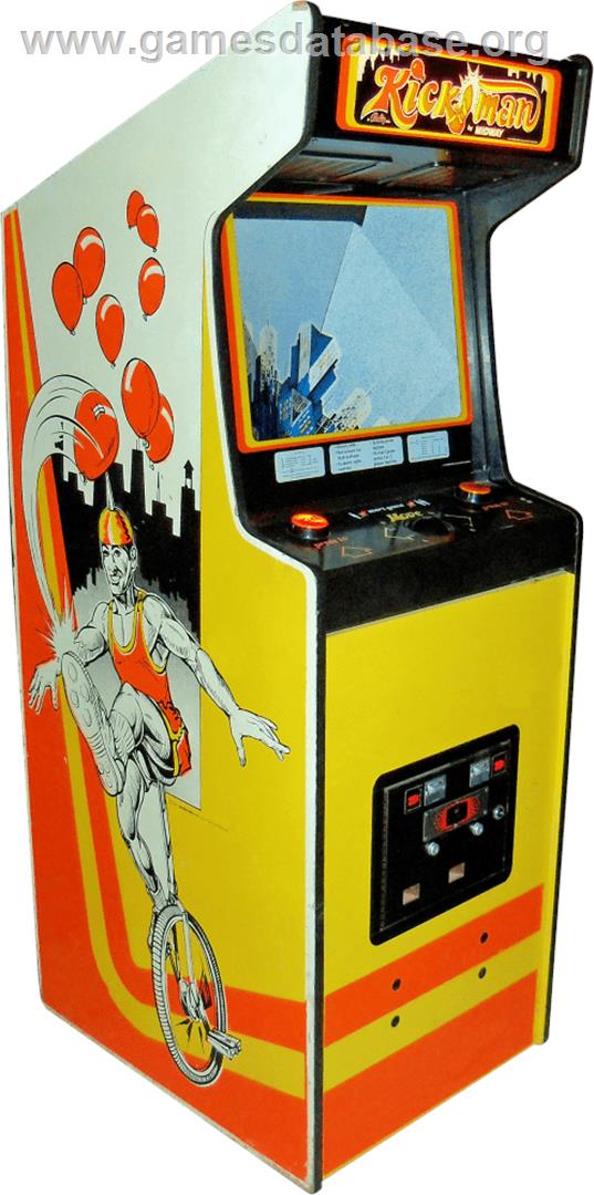 Kickman - Arcade - Artwork - Cabinet