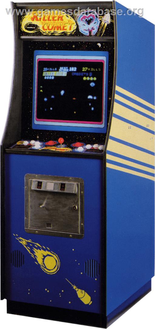 Killer Comet - Arcade - Artwork - Cabinet