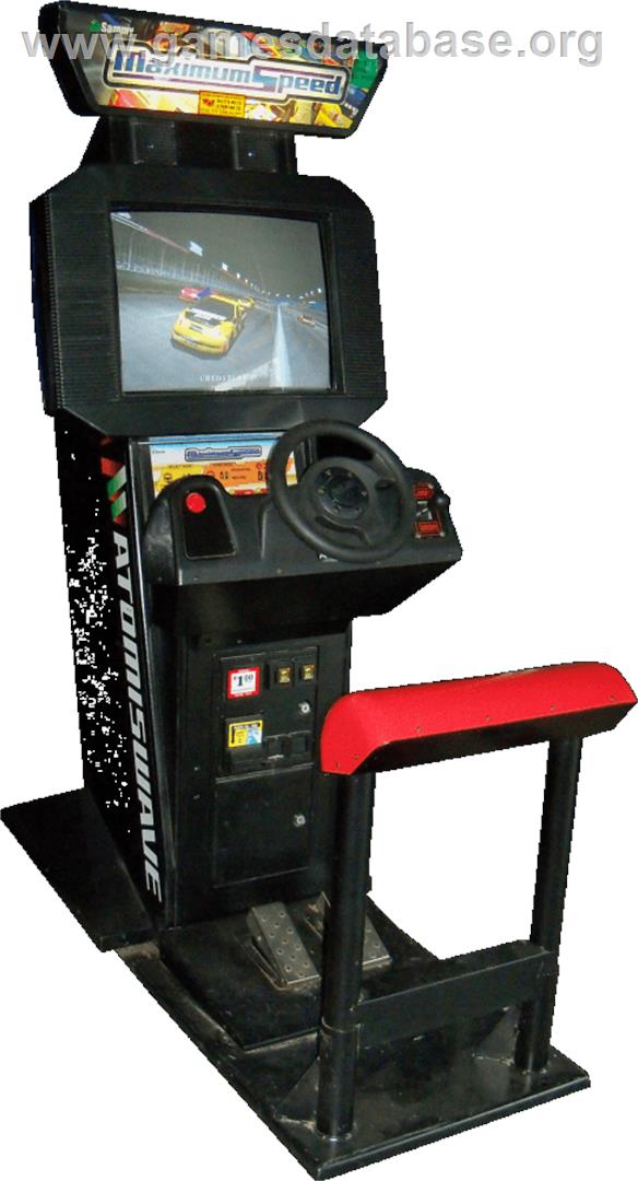 Maximum Speed - Arcade - Artwork - Cabinet