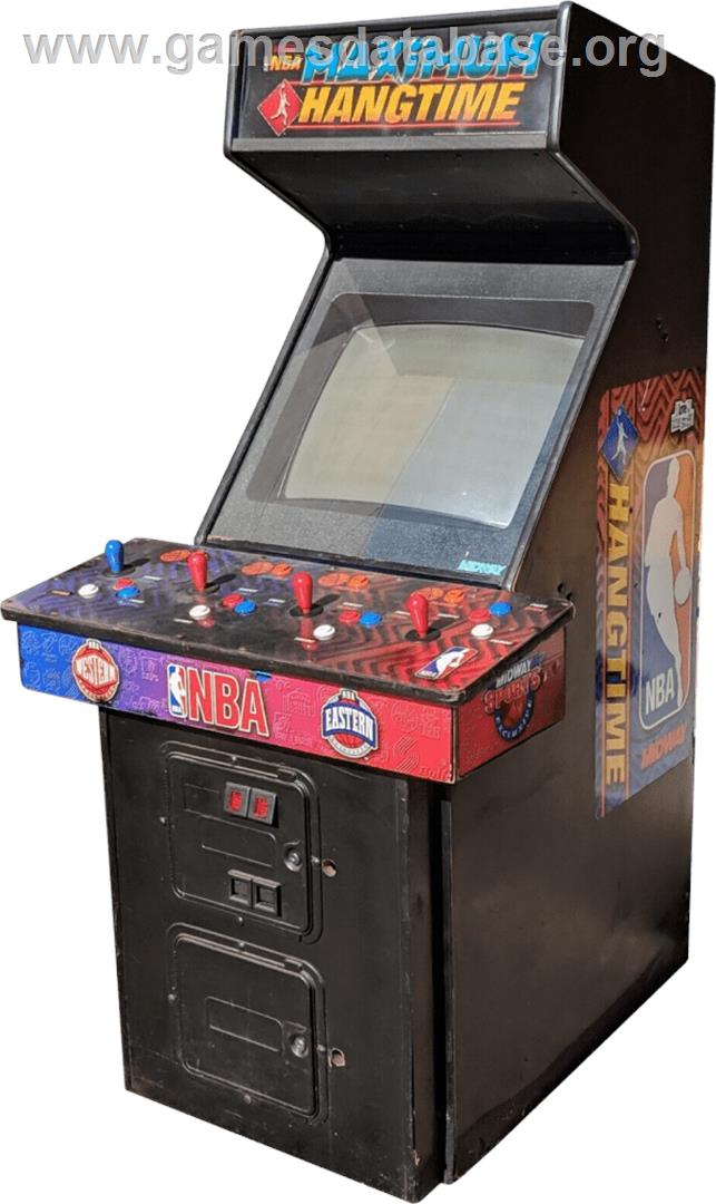 NBA Maximum Hangtime - Arcade - Artwork - Cabinet