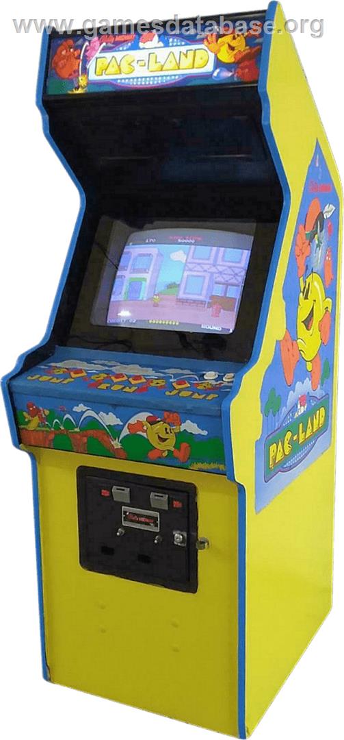 Pac-Land - Arcade - Artwork - Cabinet