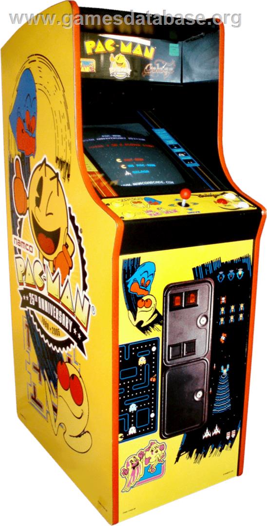 Pac-Man - 25th Anniversary Edition - Arcade - Artwork - Cabinet