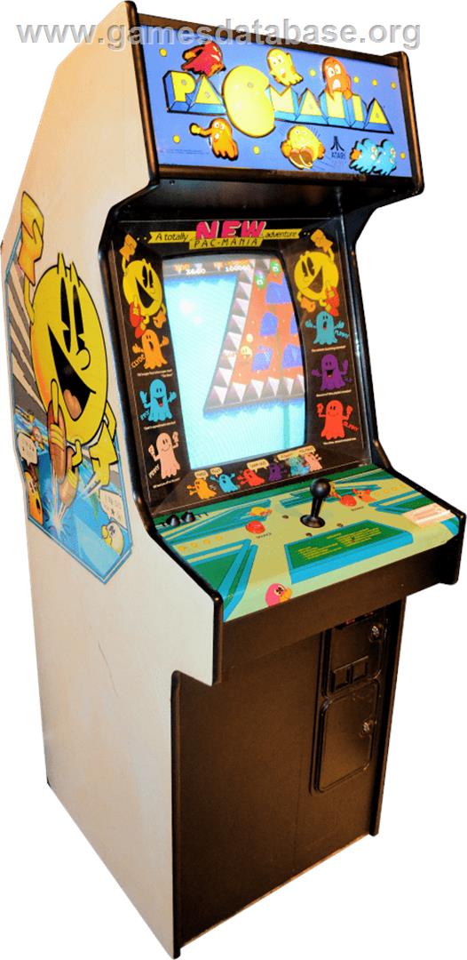 Pac-Mania - Arcade - Artwork - Cabinet