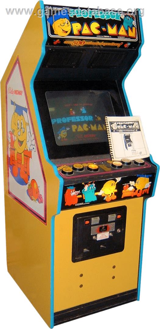 Professor Pac-Man - Arcade - Artwork - Cabinet