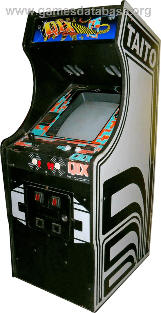 Qix - Arcade - Artwork - Cabinet