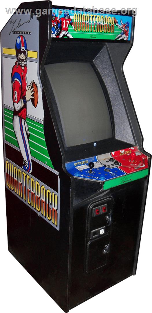 Quarterback - Arcade - Artwork - Cabinet