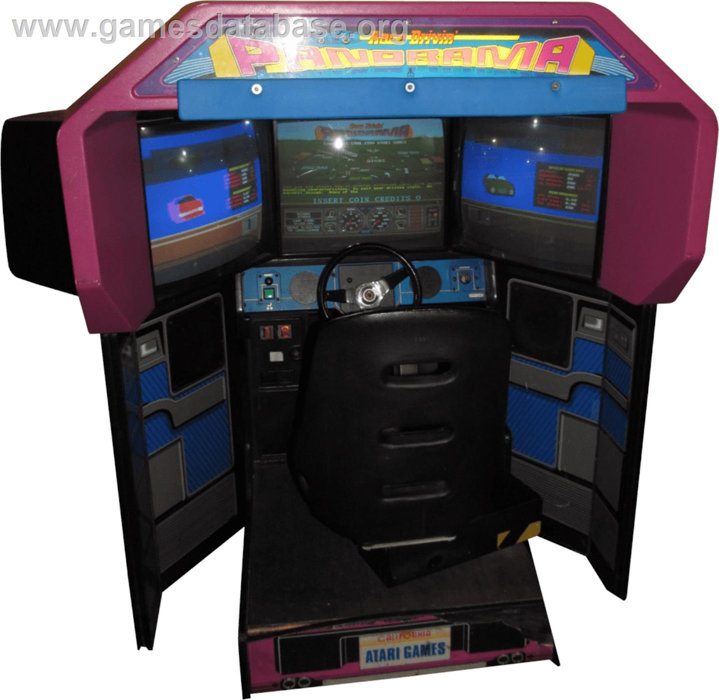 Race Drivin' Panorama - Arcade - Artwork - Cabinet